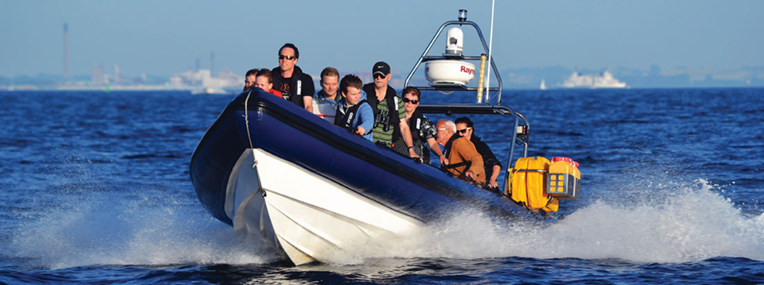 The Øresund Aquarium's rubber boat